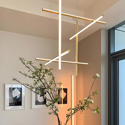 Modern Minimalist Geometric Outline Lines Light Pendant Lights - Flare Shack