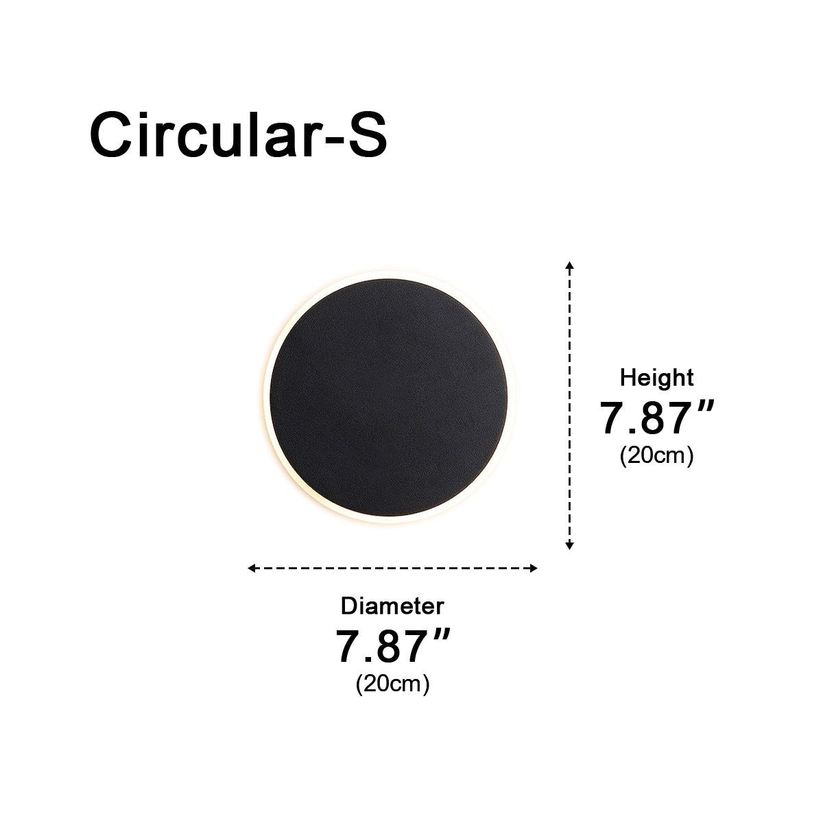 Modern Minimalist Geometric Touch Sensor LED Wall Sconce