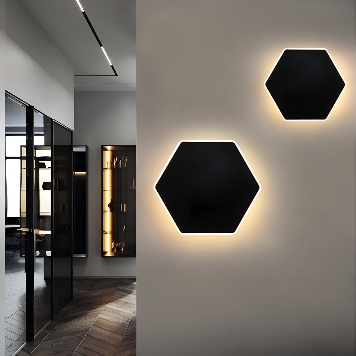 Modern Minimalist Geometric Touch Sensor LED Wall Sconce - Flare Shack
