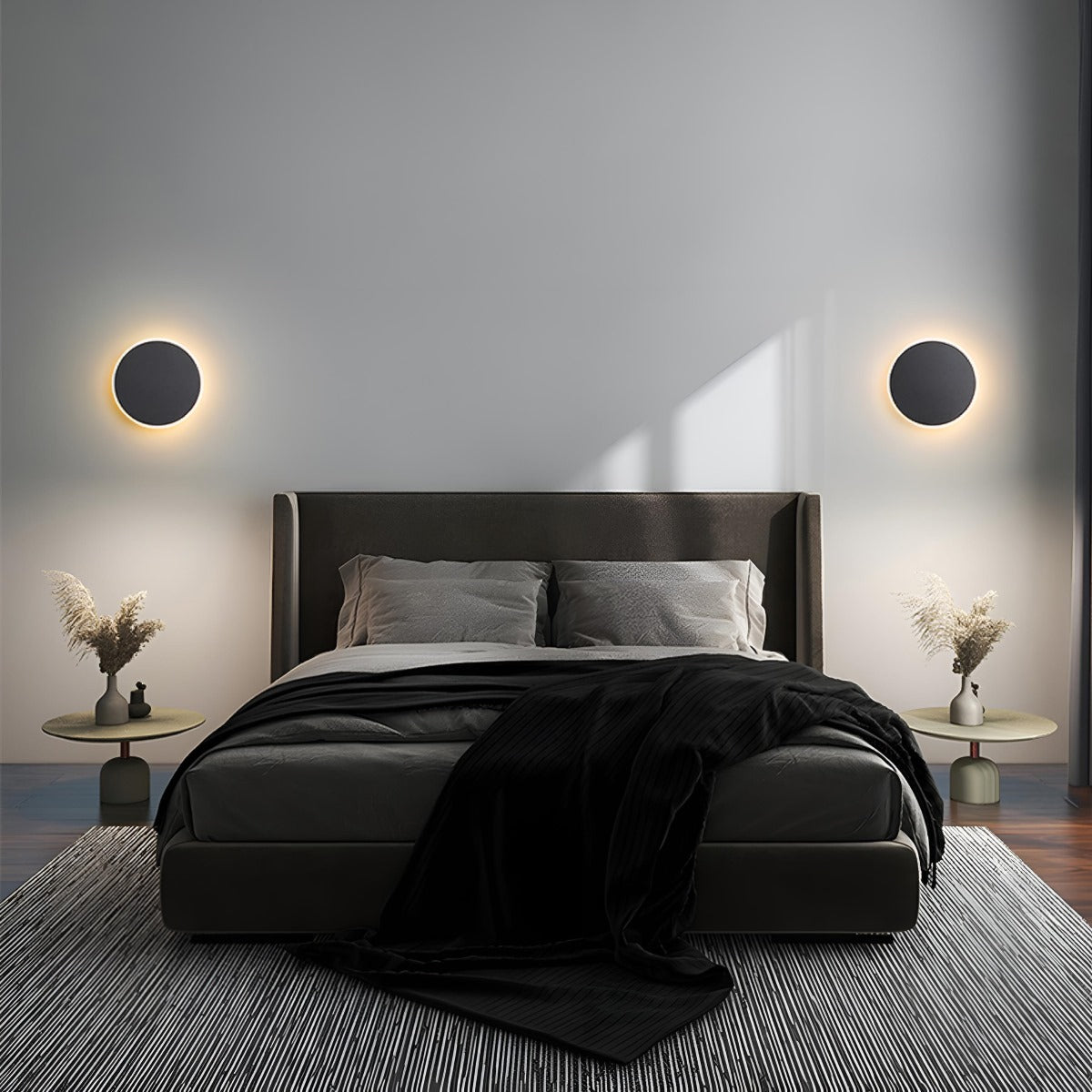 Modern Minimalist Geometric Touch Sensor LED Wall Sconce