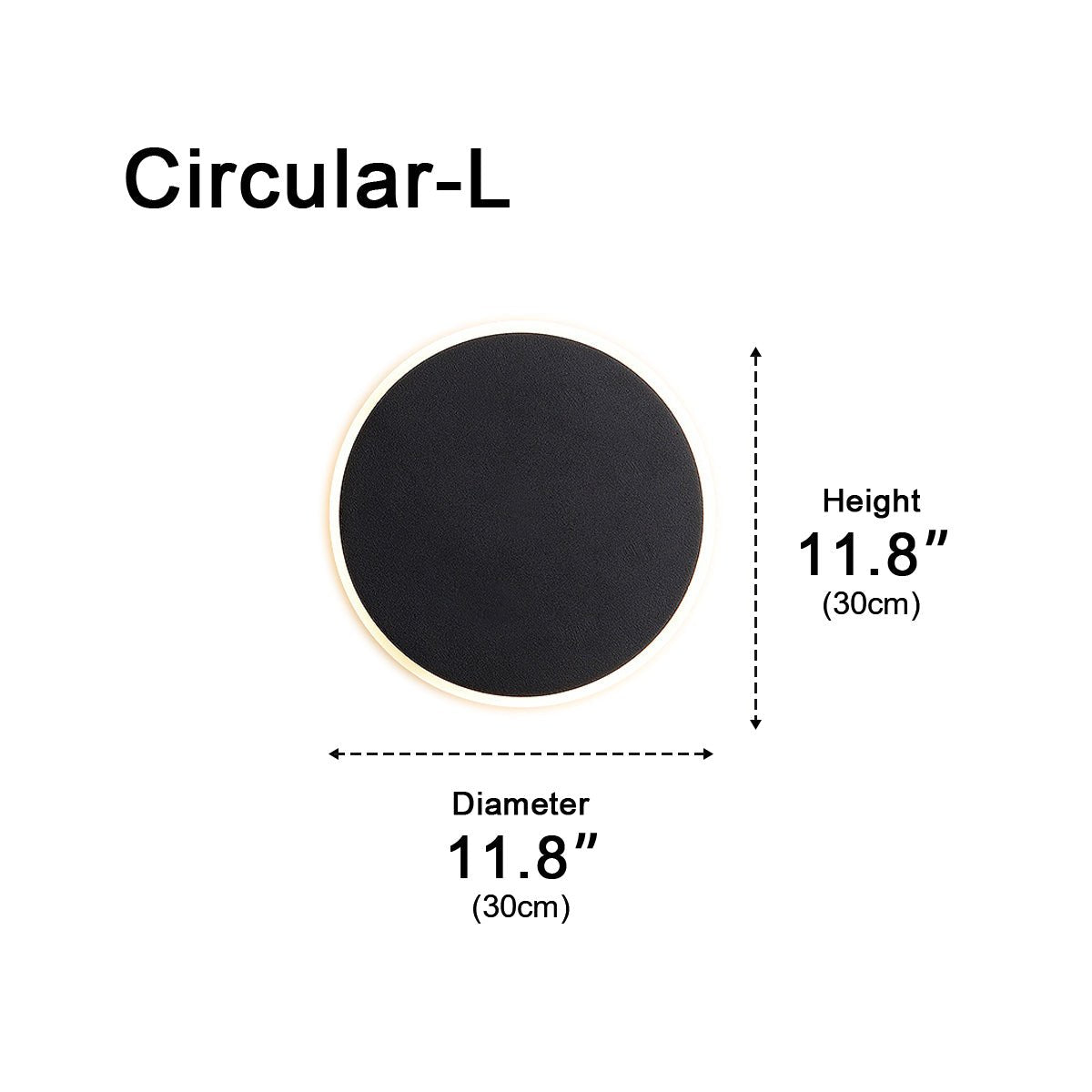 Modern Minimalist Geometric Touch Sensor LED Wall Sconce