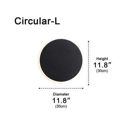 Modern Minimalist Geometric Touch Sensor LED Wall Sconce
