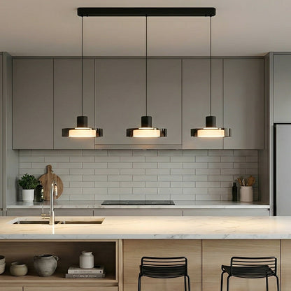 Modern Minimalist Glass Indoor Bar Pendant Lights - Flare Shack