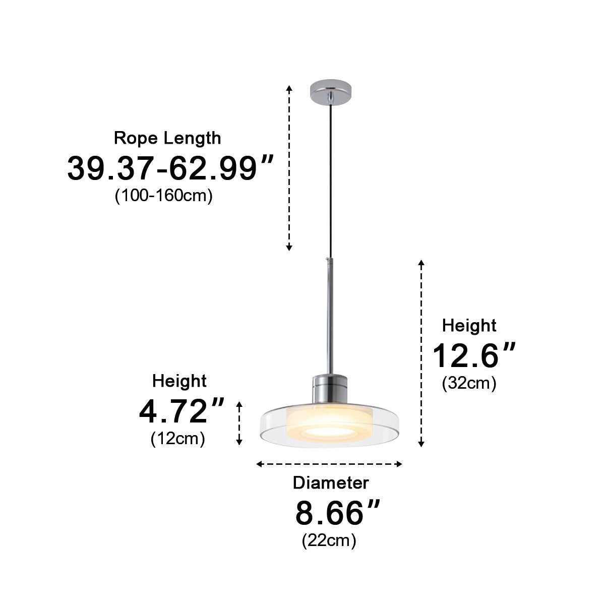 Modern Minimalist Glass Indoor Bar Pendant Lights