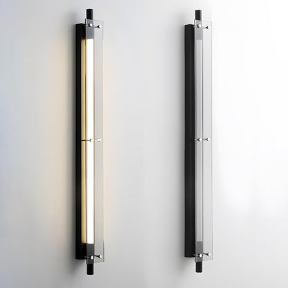 Modern Minimalist Glass Long Strip LED Indoor Wall Sconce