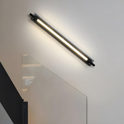 Modern Minimalist Glass Long Strip LED Indoor Wall Sconce