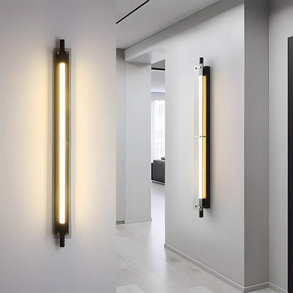Modern Minimalist Glass Long Strip LED Indoor Wall Sconce - Flare Shack