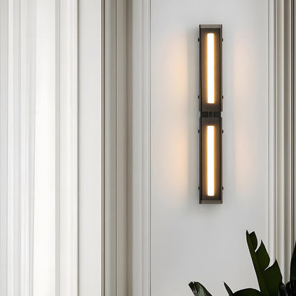 Modern Minimalist Glass Long Strip LED Indoor Wall Sconce