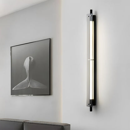 Modern Minimalist Glass Long Strip LED Indoor Wall Sconce