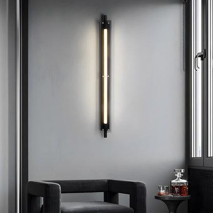 Modern Minimalist Glass Long Strip LED Indoor Wall Sconce - Flare Shack