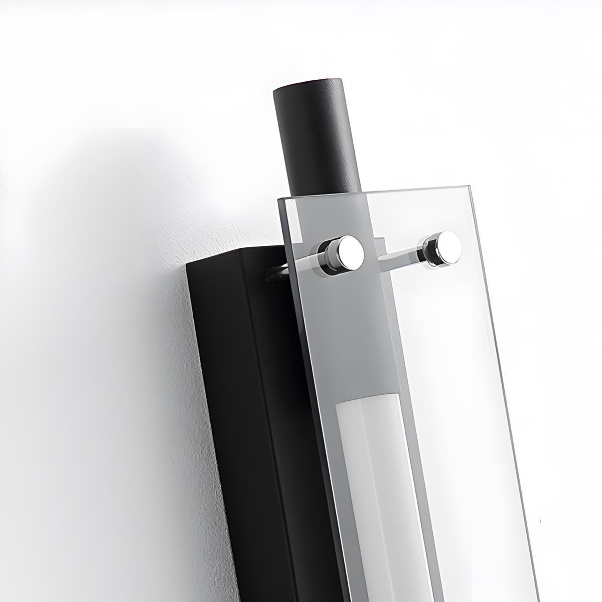 Modern Minimalist Glass Long Strip LED Indoor Wall Sconce