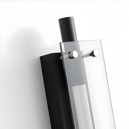 Modern Minimalist Glass Long Strip LED Indoor Wall Sconce
