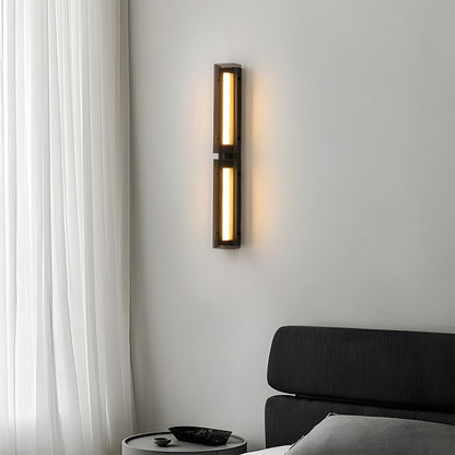 Modern Minimalist Glass Long Strip LED Indoor Wall Sconce - Flare Shack