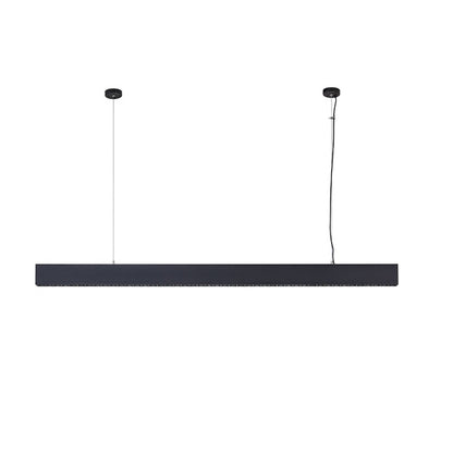 Modern Minimalist Grille LED Long Strip Office Pendant Lights