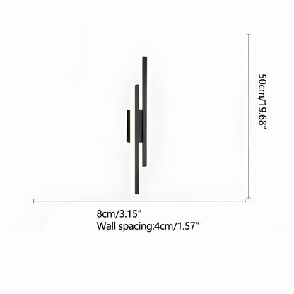 Modern 3 Color Modes H-Shape LED Wall Sconce