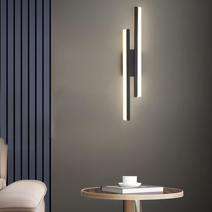 Modern Minimalist H - Shape Long Strip LED Wall Sconce - Flare Shack