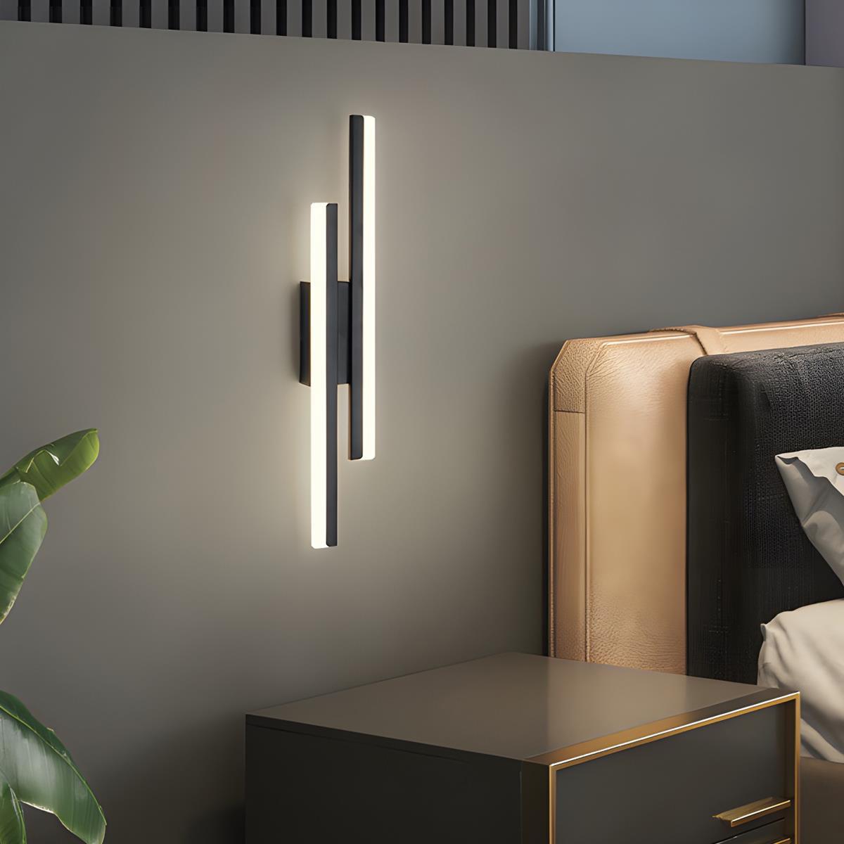 Modern Minimalist H - Shape Long Strip LED Wall Sconce - Flare Shack