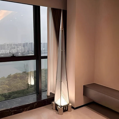 Modern Minimalist High Pyramid Dimmable LED Floor Lamp