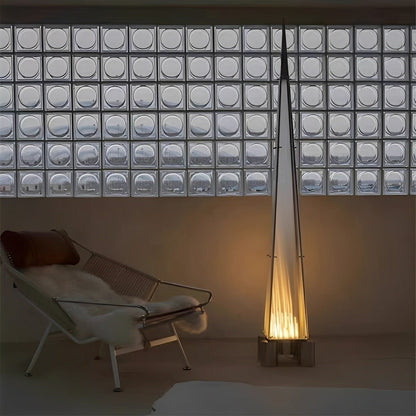 Modern Minimalist High Pyramid Dimmable LED Floor Lamp - Flare Shack