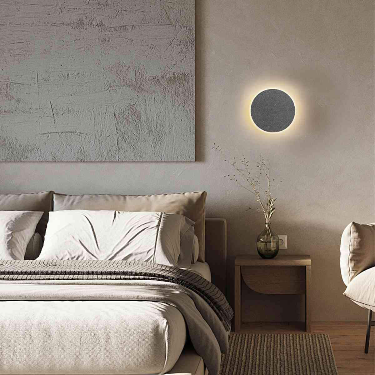 Modern Minimalist Indoor Cement LED Wall Sconces - Flare Shack