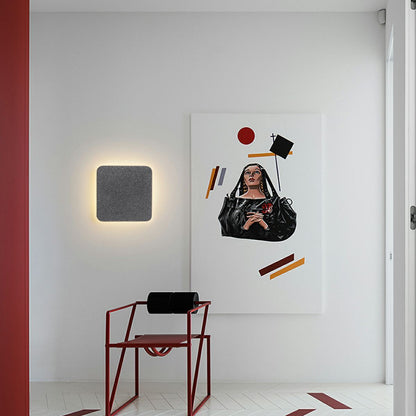 Modern Minimalist Indoor Cement LED Wall Sconces - Flare Shack