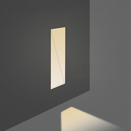 Modern Minimalist Indoor LED Recessed Stairway Wall Light - Flare Shack