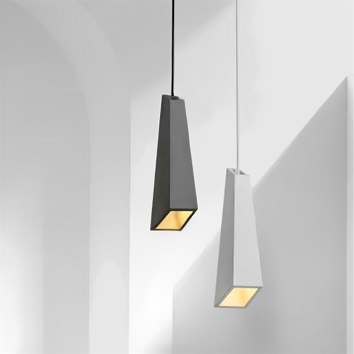 Modern Minimalist Industrial Indoor Concrete LED Pendant Lights