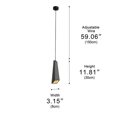 Modern Minimalist Industrial Indoor Concrete LED Pendant Lights
