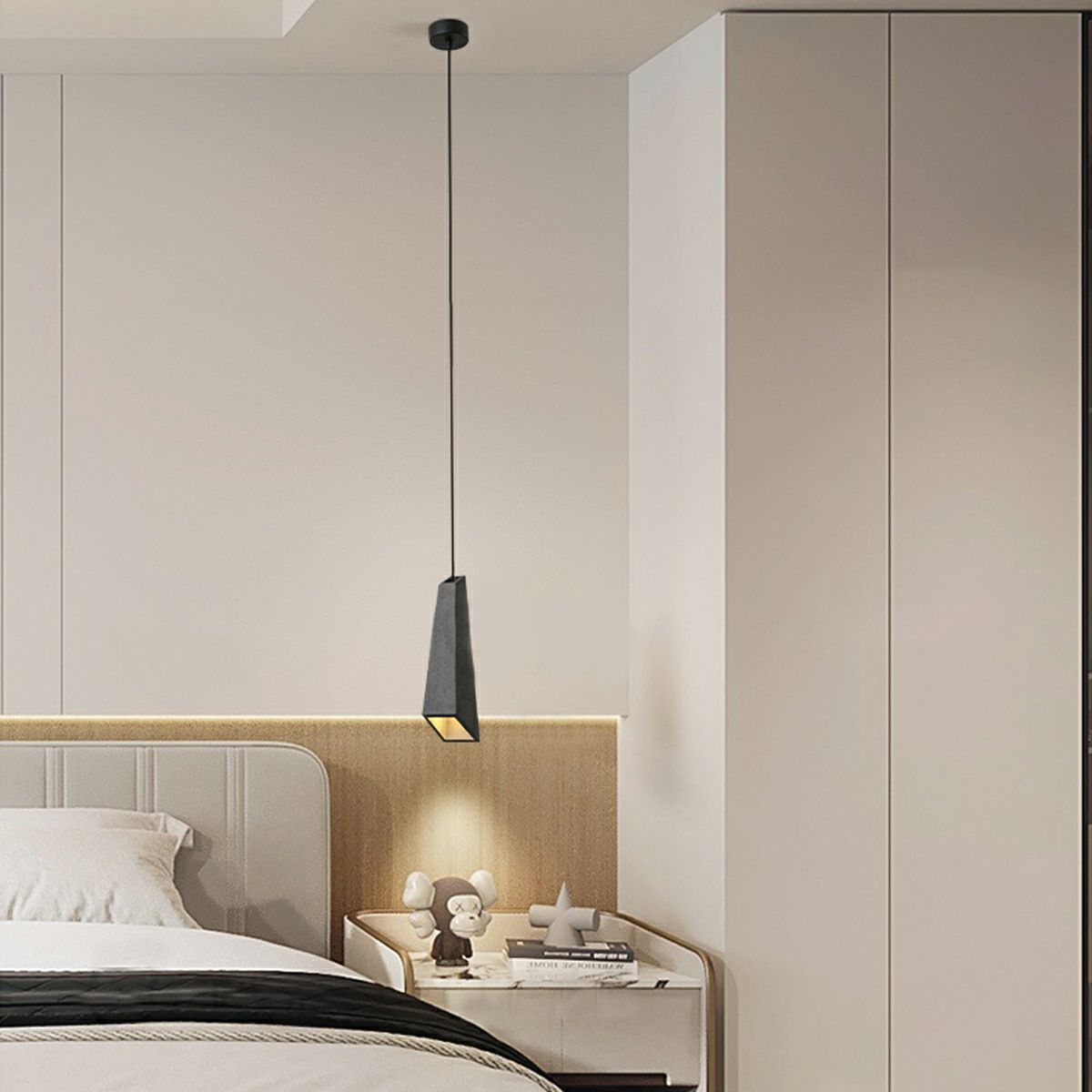 Modern Minimalist Industrial Indoor Concrete LED Pendant Lights