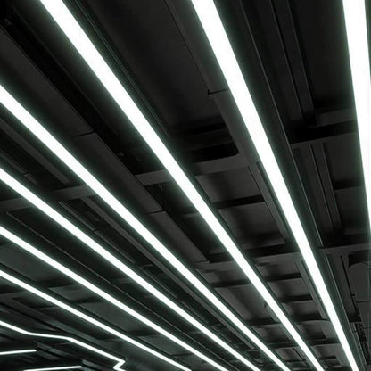 Modern Minimalist Long Strip Office Suspended Pendant Lights