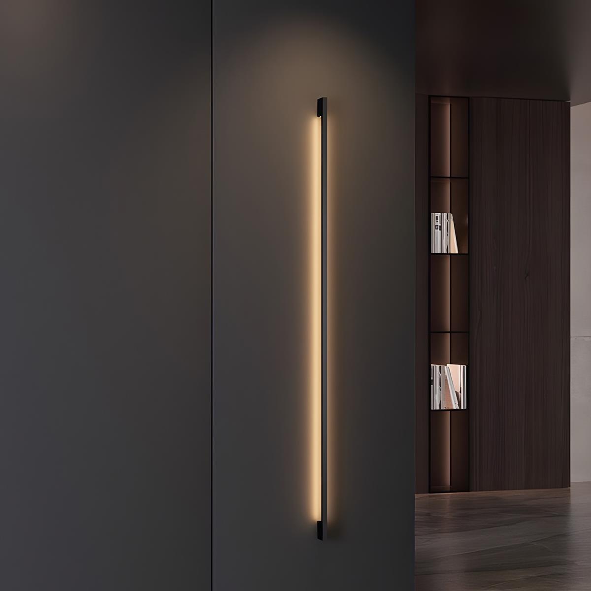 Modern Minimalist LED Strip Indoor Wall Sconces - Flare Shack