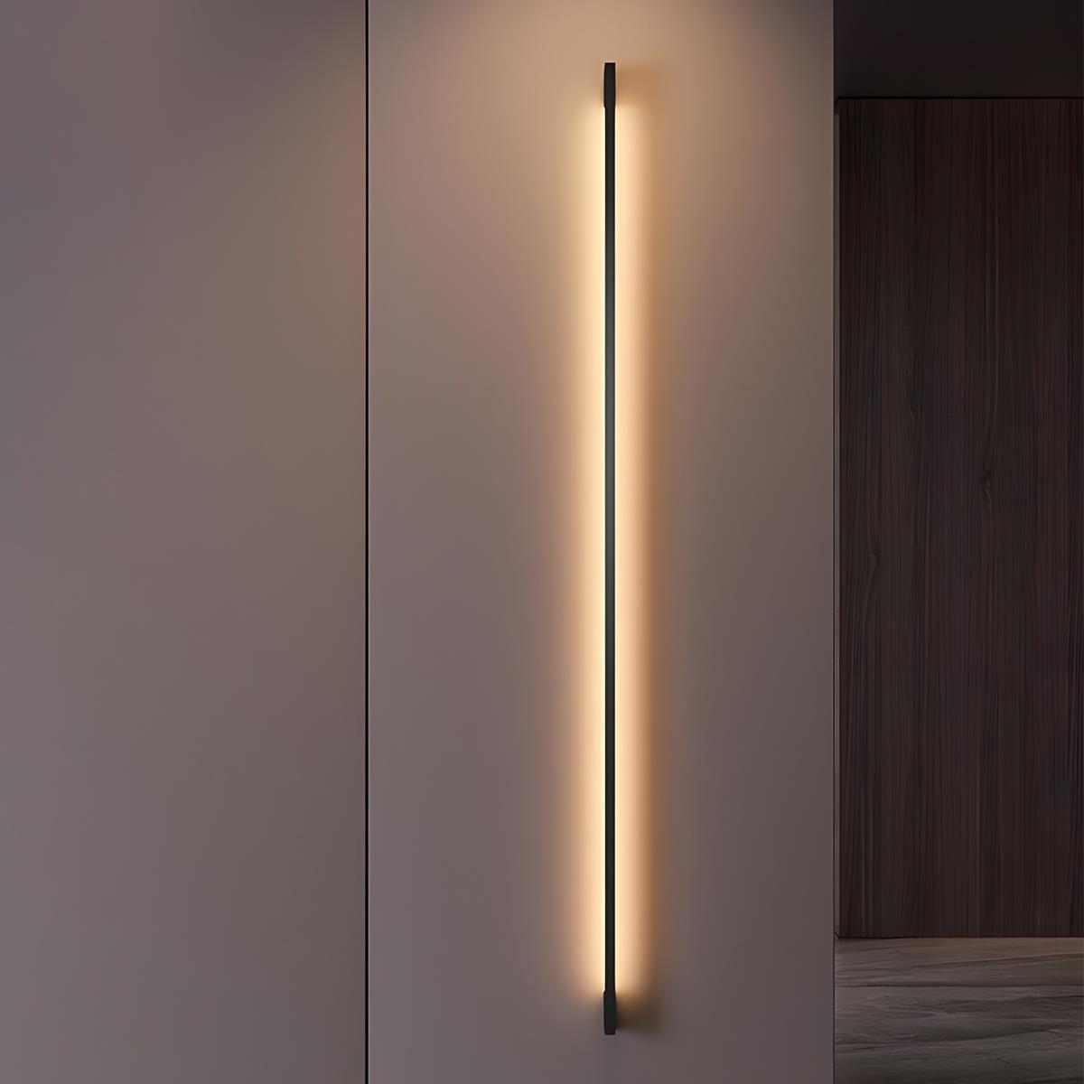 Modern Minimalist LED Strip Indoor Wall Sconces - Flare Shack