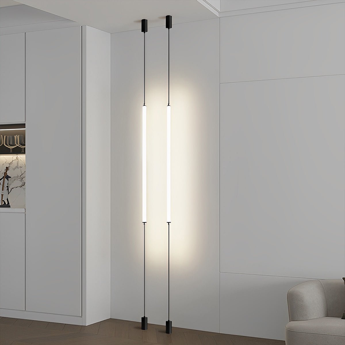 Modern Minimalist LED Strip Lights Linear Wall Light - Flare Shack