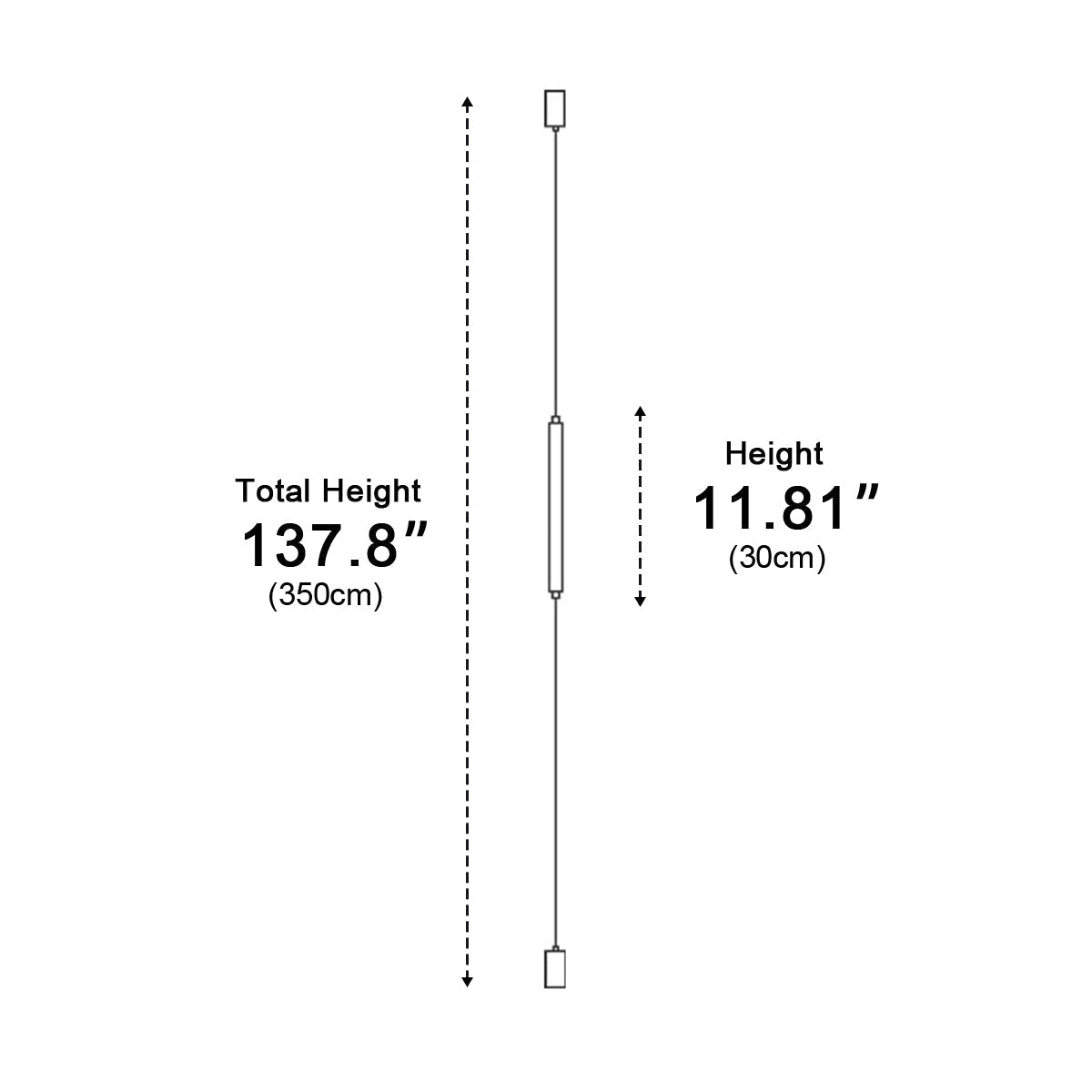 Modern Minimalist LED Strip Lights Linear Wall Light