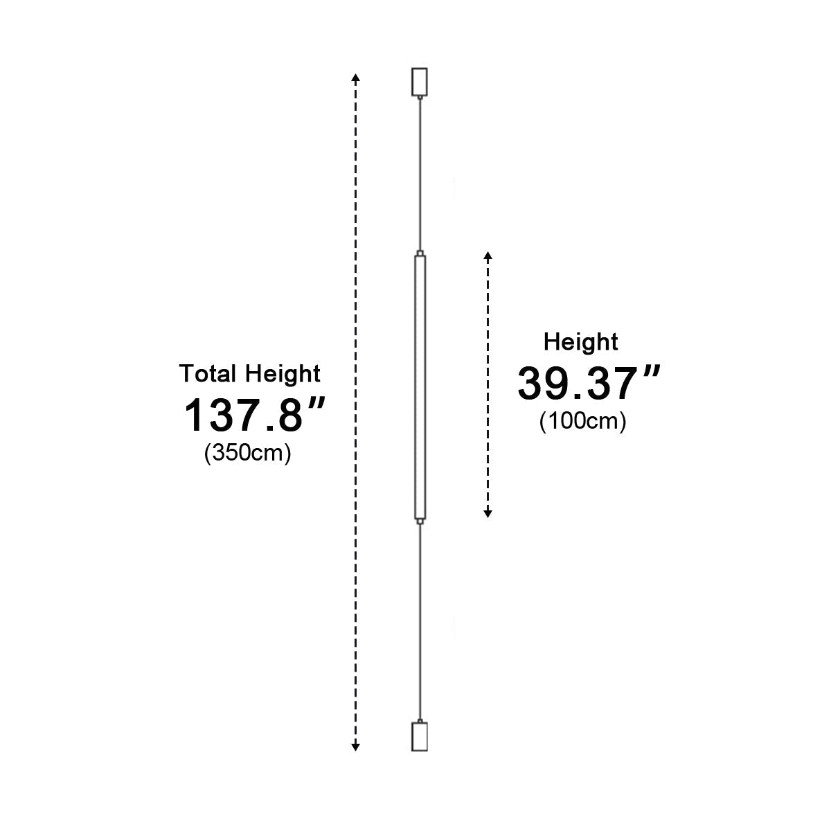 Modern Minimalist LED Strip Lights Linear Wall Light