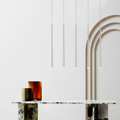Modern Minimalist Linear Long Strip Bar LED Pendant Lights - Flare Shack