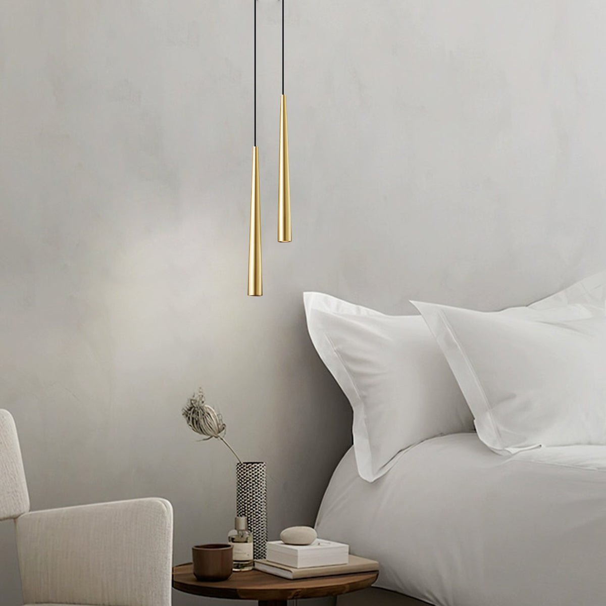 Modern Minimalist Long Strip Bar LED Pendant Lights - Flare Shack