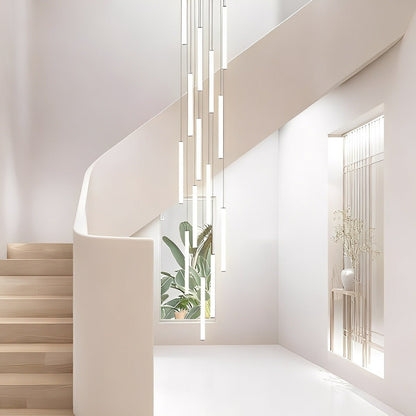 Modern Minimalist Long Strip LED Stairs Pendant Lights - Flare Shack