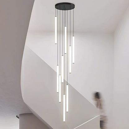 Modern Minimalist Long Strip LED Stairs Pendant Lights - Flare Shack
