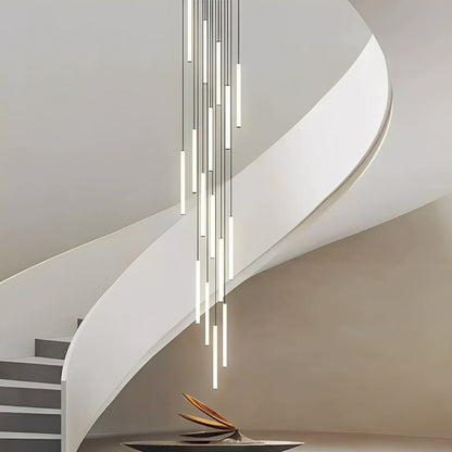 Modern Minimalist Long Strip LED Stairs Pendant Lights - Flare Shack