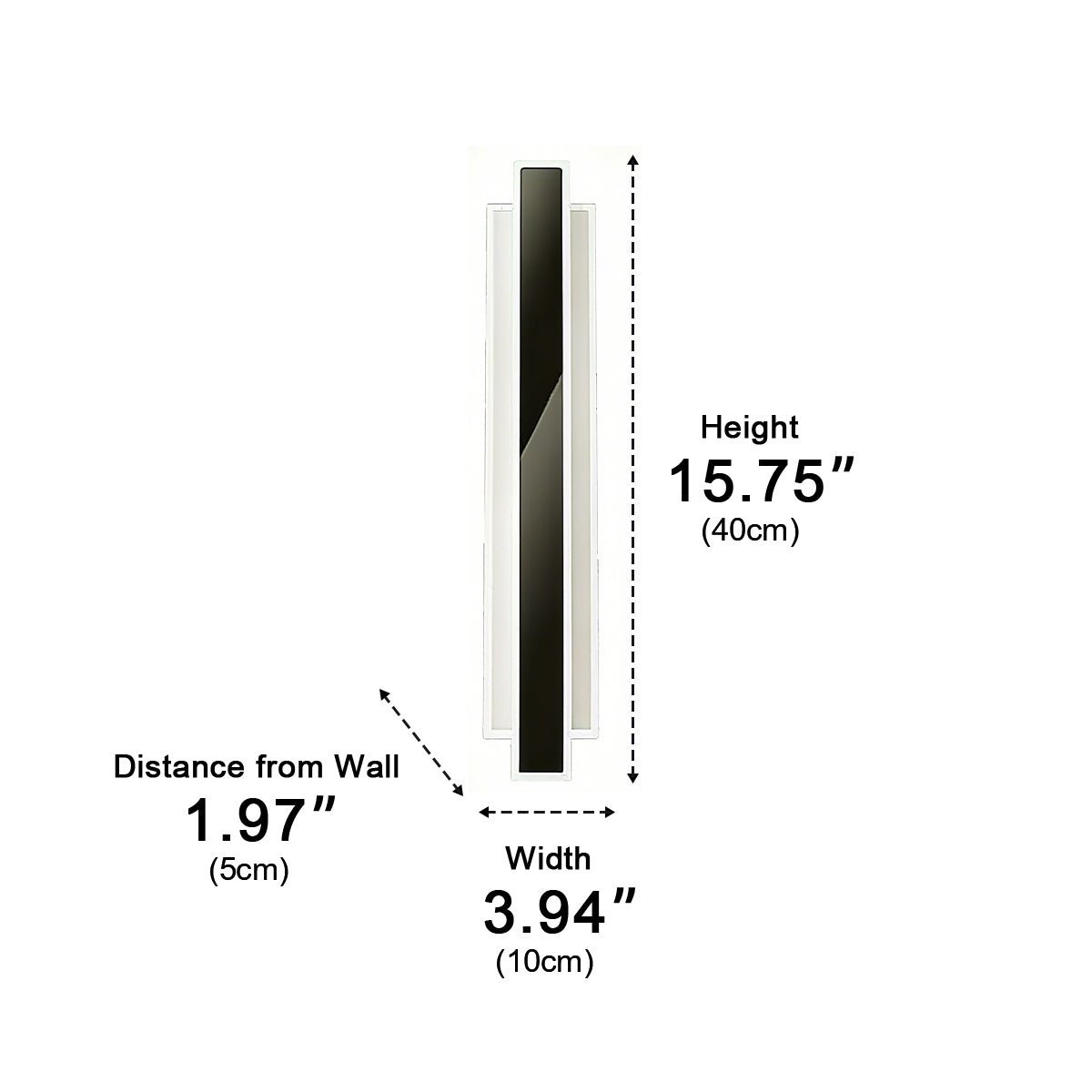 Modern Minimalist Long Strip LED Wall Sconces