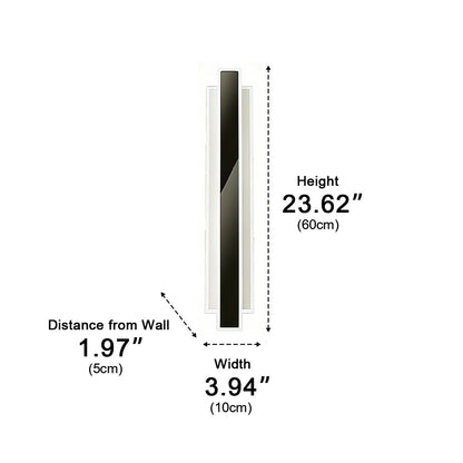 Modern Minimalist Long Strip LED Wall Sconces