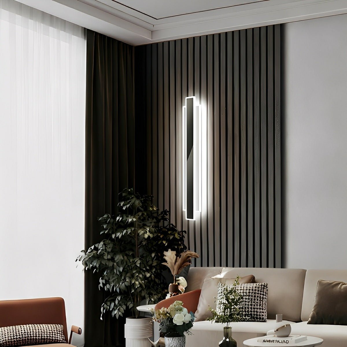 Modern Minimalist Long Strip LED Wall Sconces - Flare Shack
