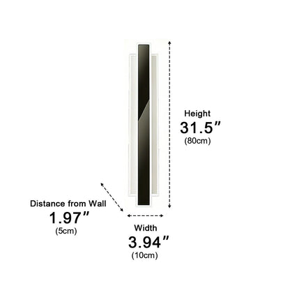 Modern Minimalist Long Strip LED Wall Sconces