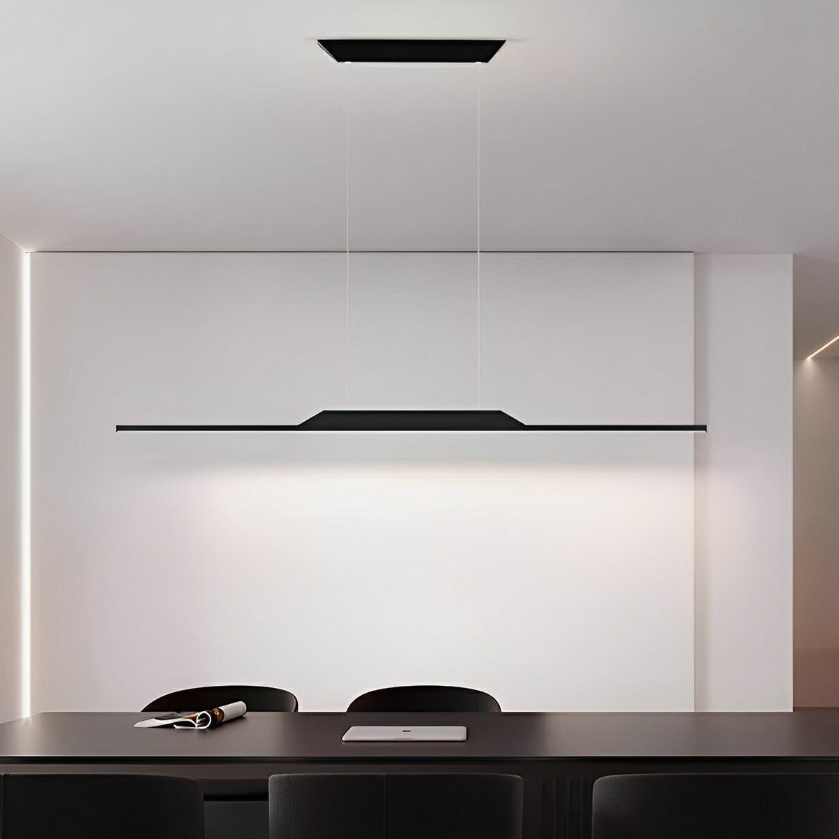 Modern Minimalist Long Strip Light LED Pendant Lights
