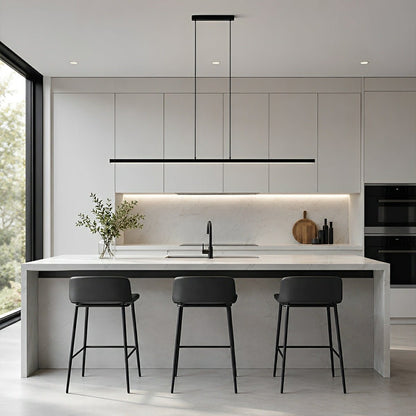 Modern Minimalist Long Strip Light Pendant Lights up and down adjustable - Flare Shack