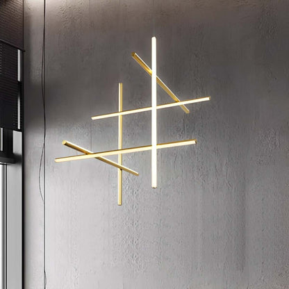 Modern Minimalist LOS Coordinates Geometric Linear LED Pendant Lights - Flare Shack