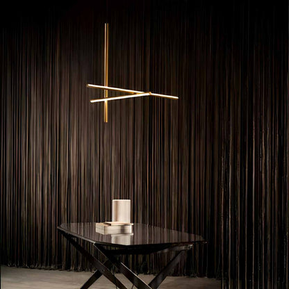 Modern Minimalist LOS Coordinates Geometric Linear LED Pendant Lights - Flare Shack