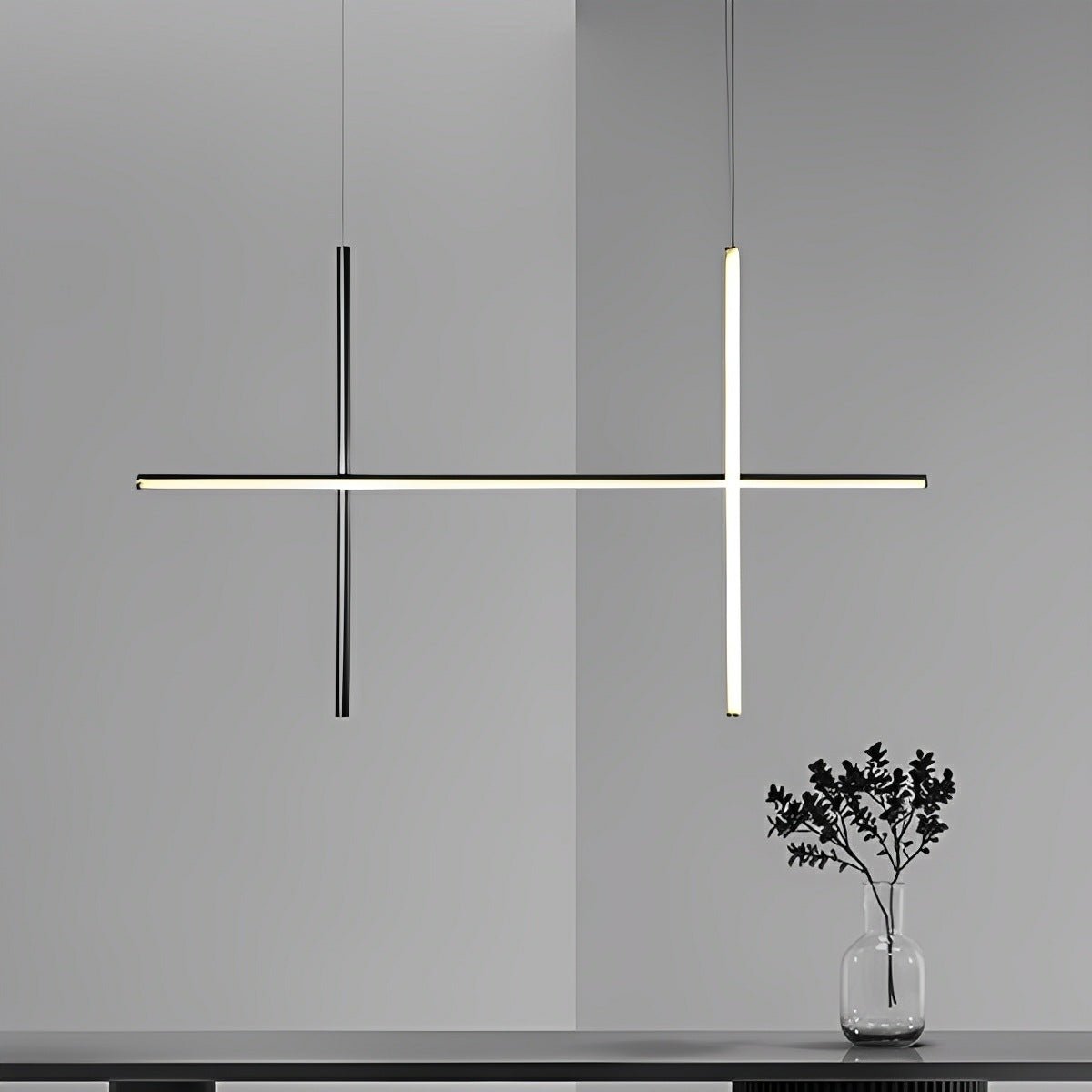 Modern Minimalist LOS Coordinates Geometric Linear LED Pendant Lights - Flare Shack