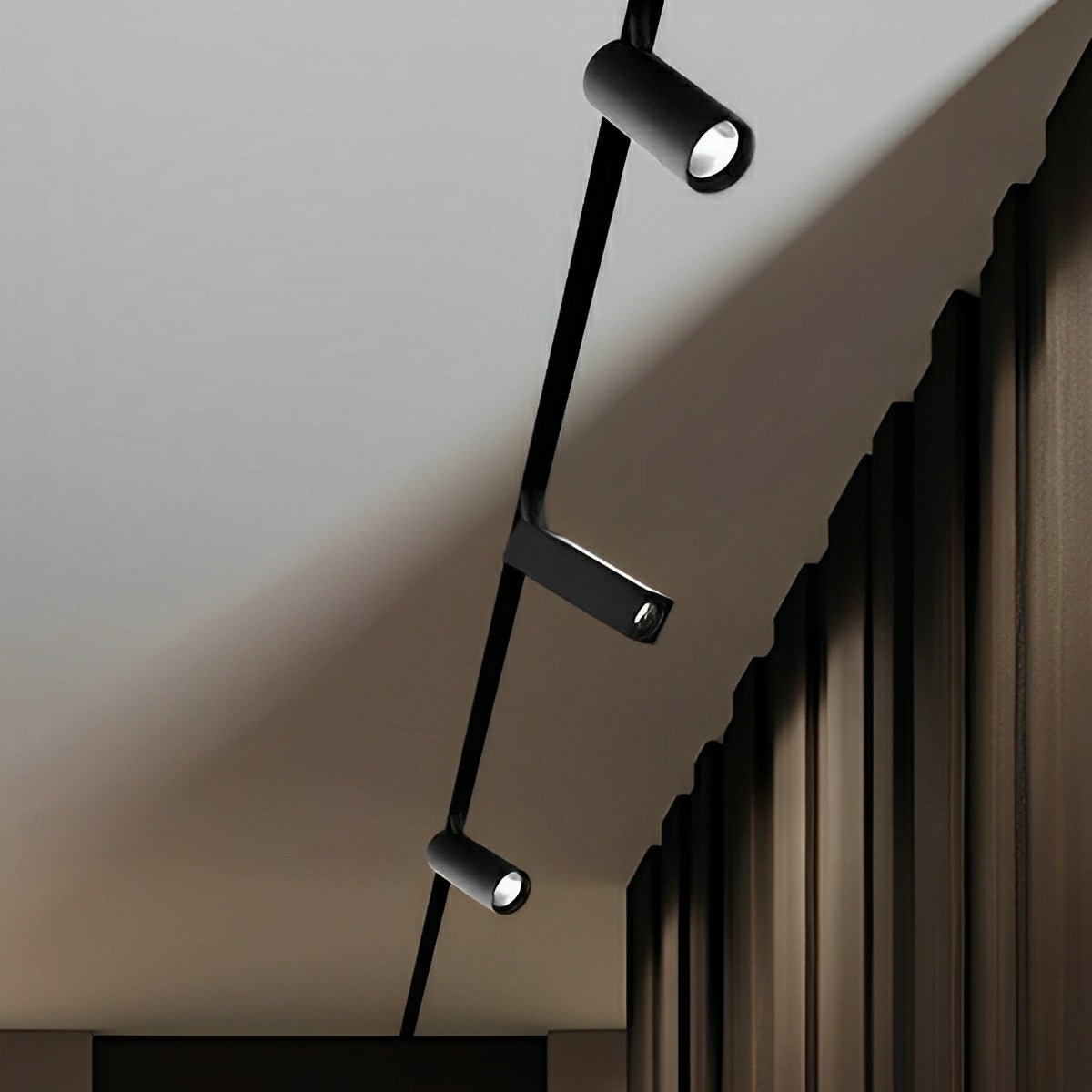 Modern Minimalist Mainless Lighting Magnetic DIY Track LED Recessed Ceiling Light - Flare Shack